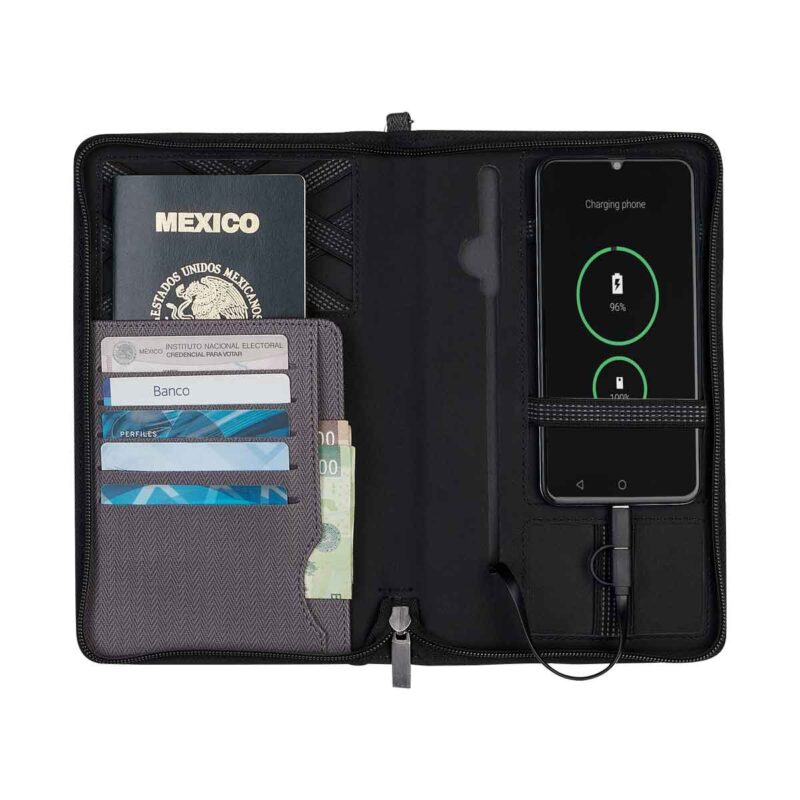 Porta Pasaporte Cargador Reis